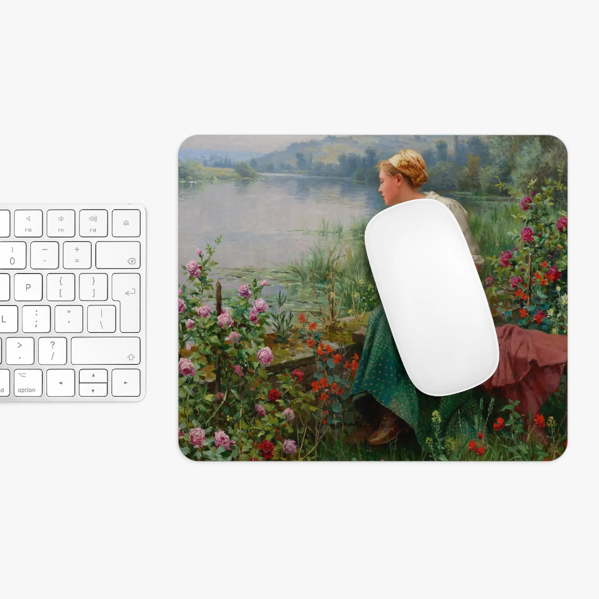 Daniel Ridgway Knight: "Maria by the River" – Mouse Pad