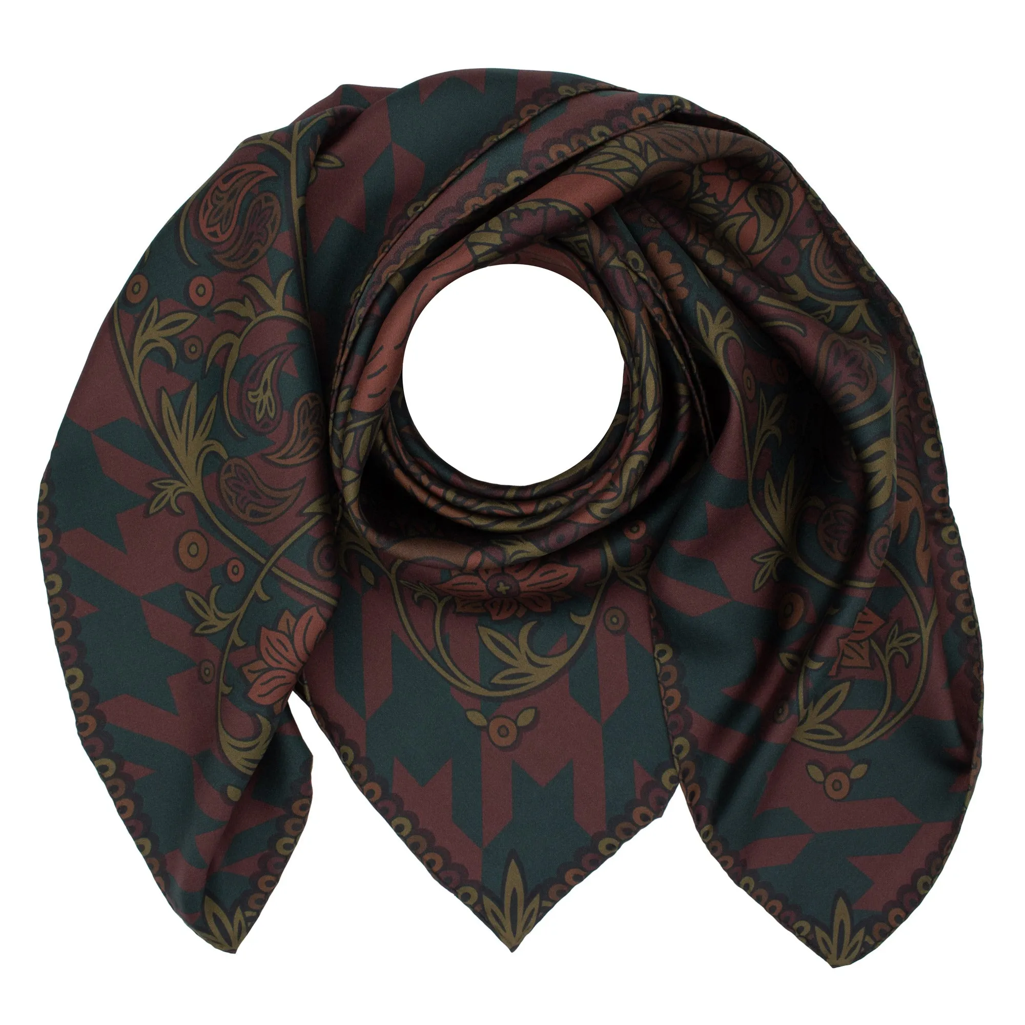 Discobolos Carthage, Paisley Gods Silk Scarf