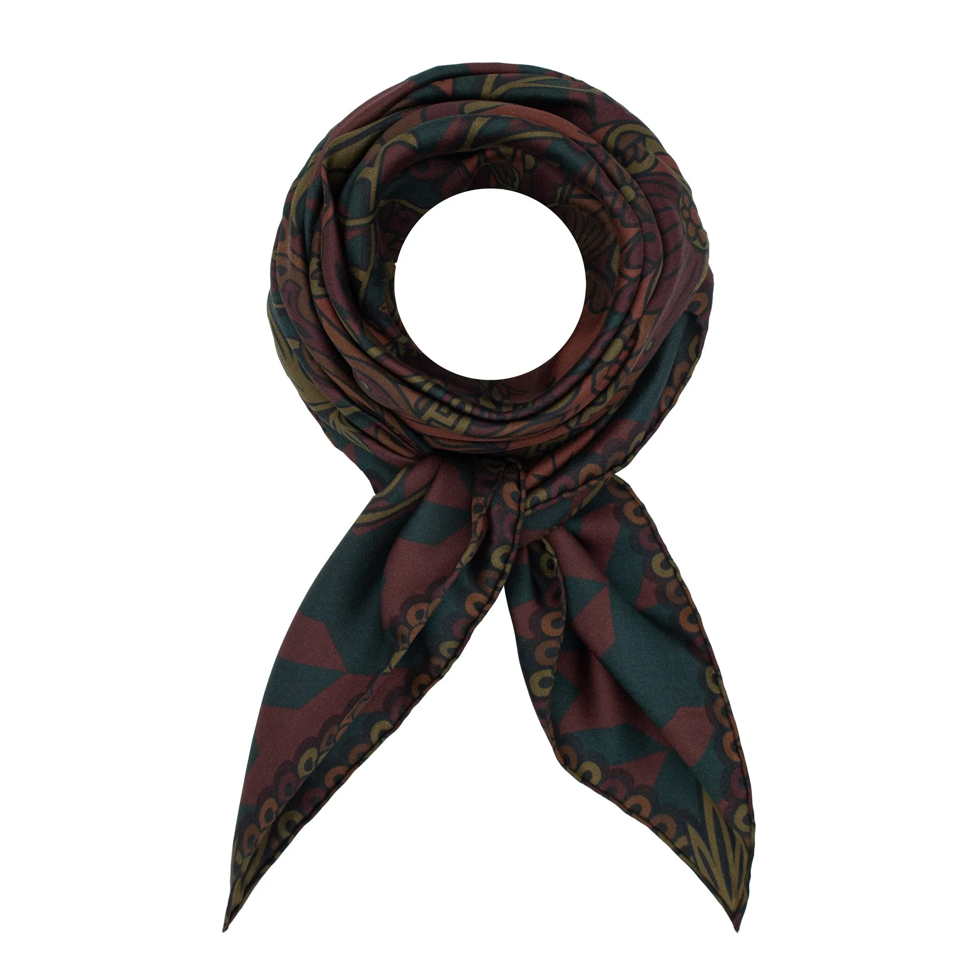 Discobolos Carthage, Paisley Gods Silk Scarf