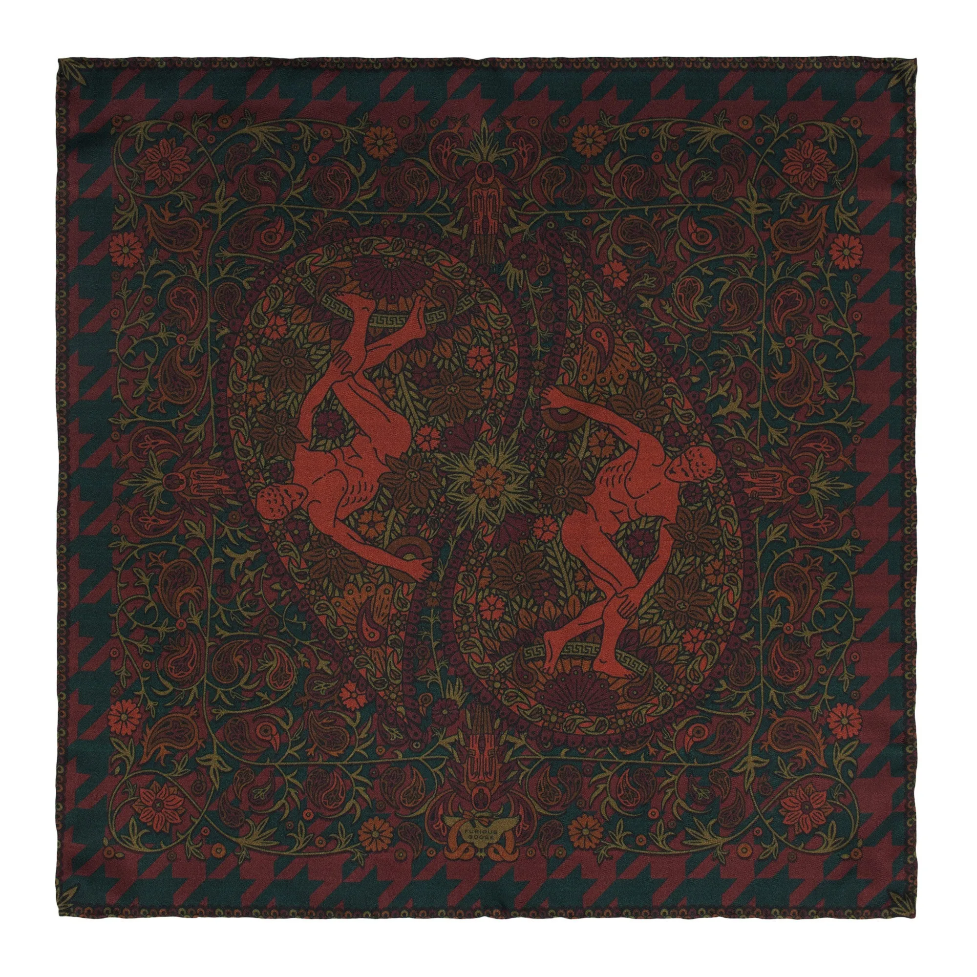 Discobolos Carthage, Paisley Gods Silk Scarf