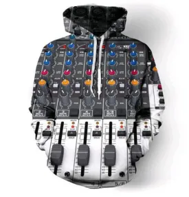 Electronic Mixing Desk Hoodie