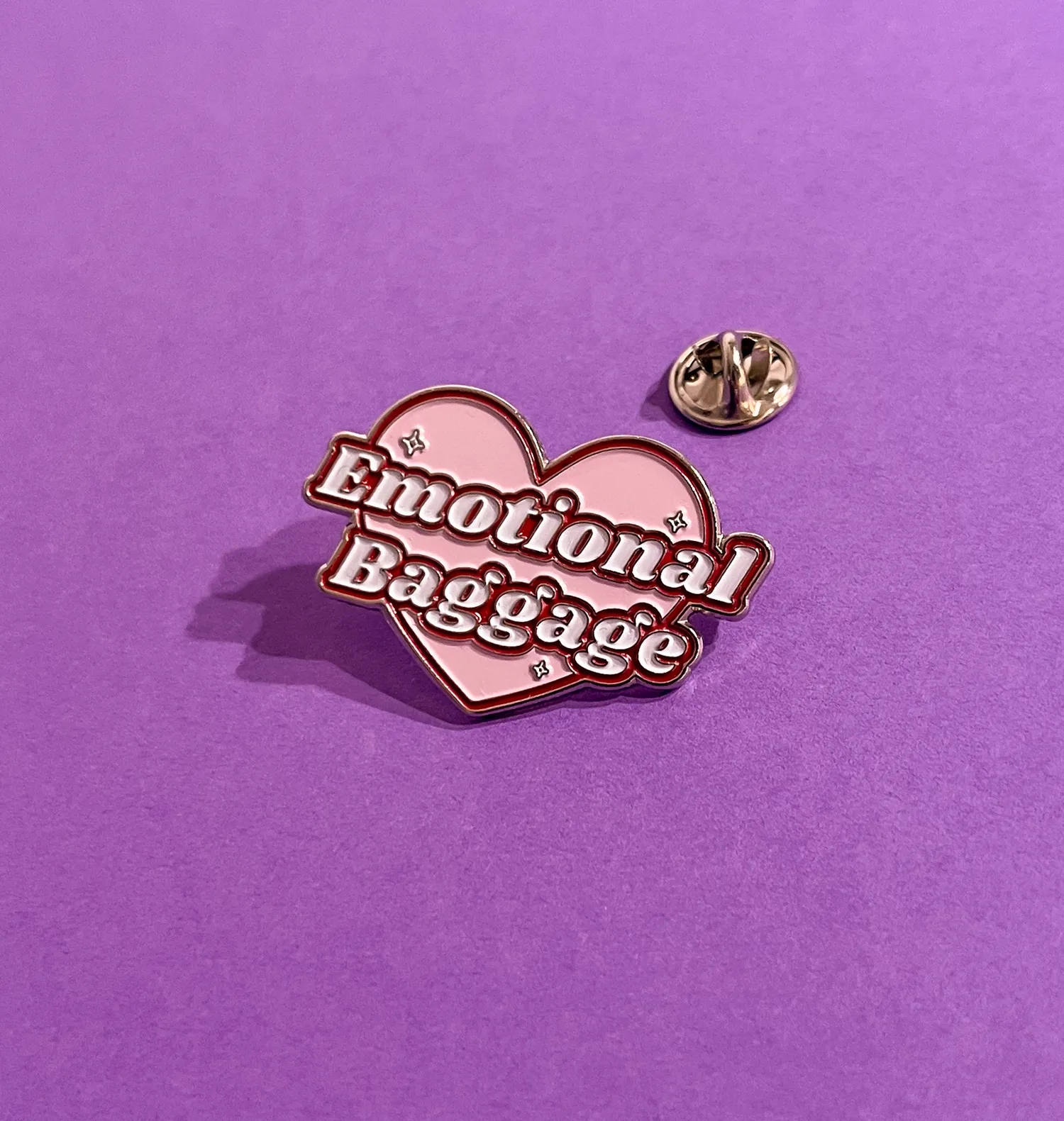 Emotional Baggage Pin