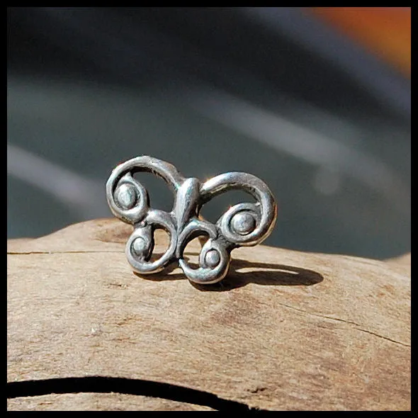 Enchanted Celtic Butterfly Nose Stud