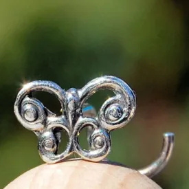 Enchanted Celtic Butterfly Nose Stud