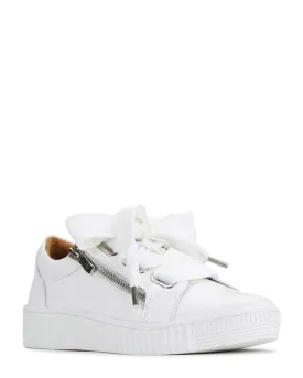 EOS Jovi White Leather Casual