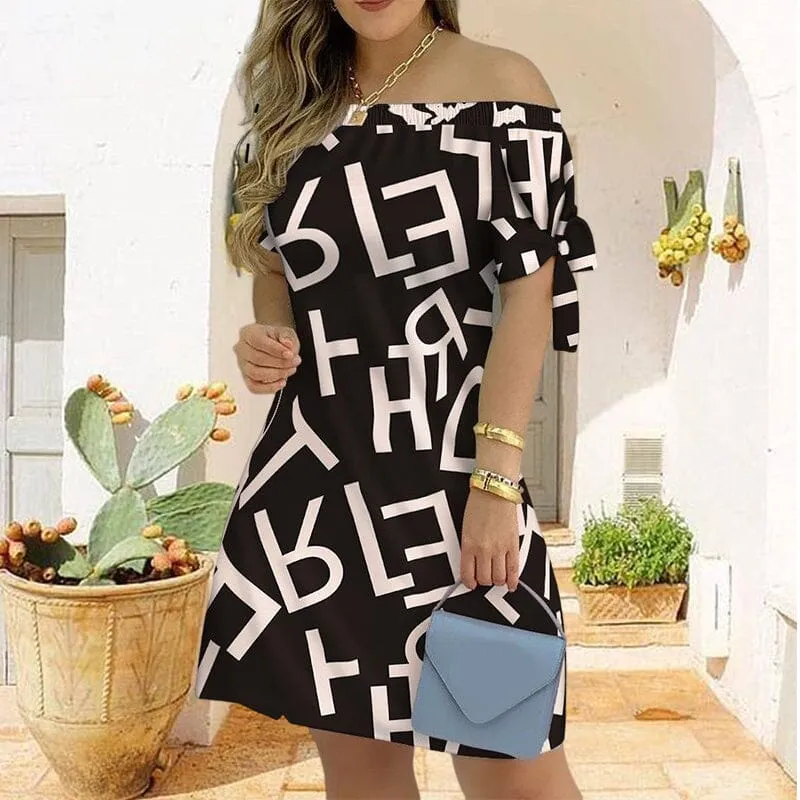 Fashion Sexy Print Dress