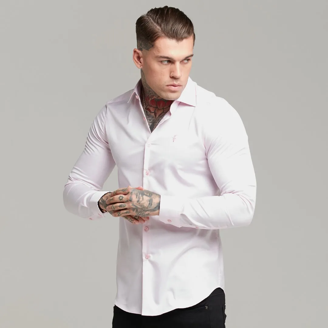 Father Sons Classic Pink Twill Cutaway Collar - FS600