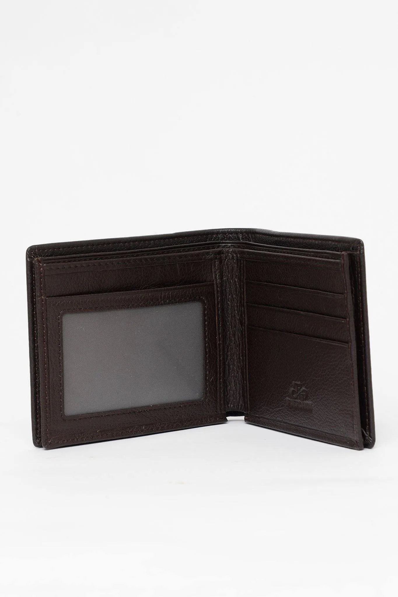 FB MEN'S BIFOLD LEATHER WALLET