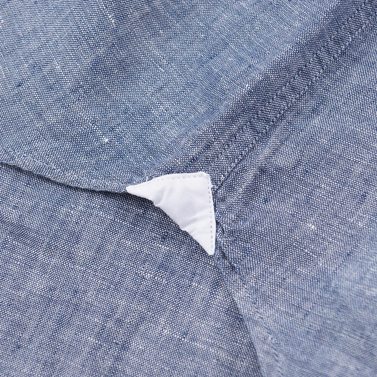 Fedeli Woven Chambray Linen Shirt