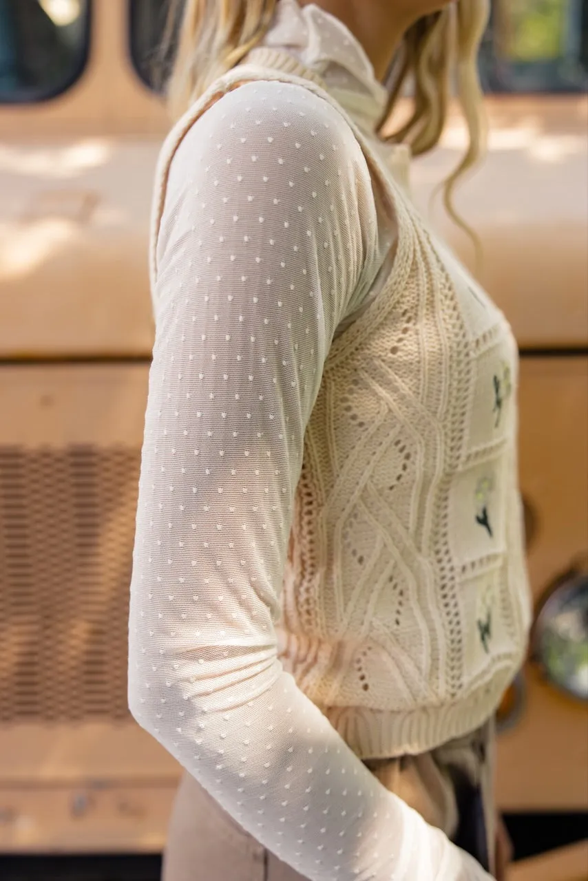 Free People On The Dot Layering Top