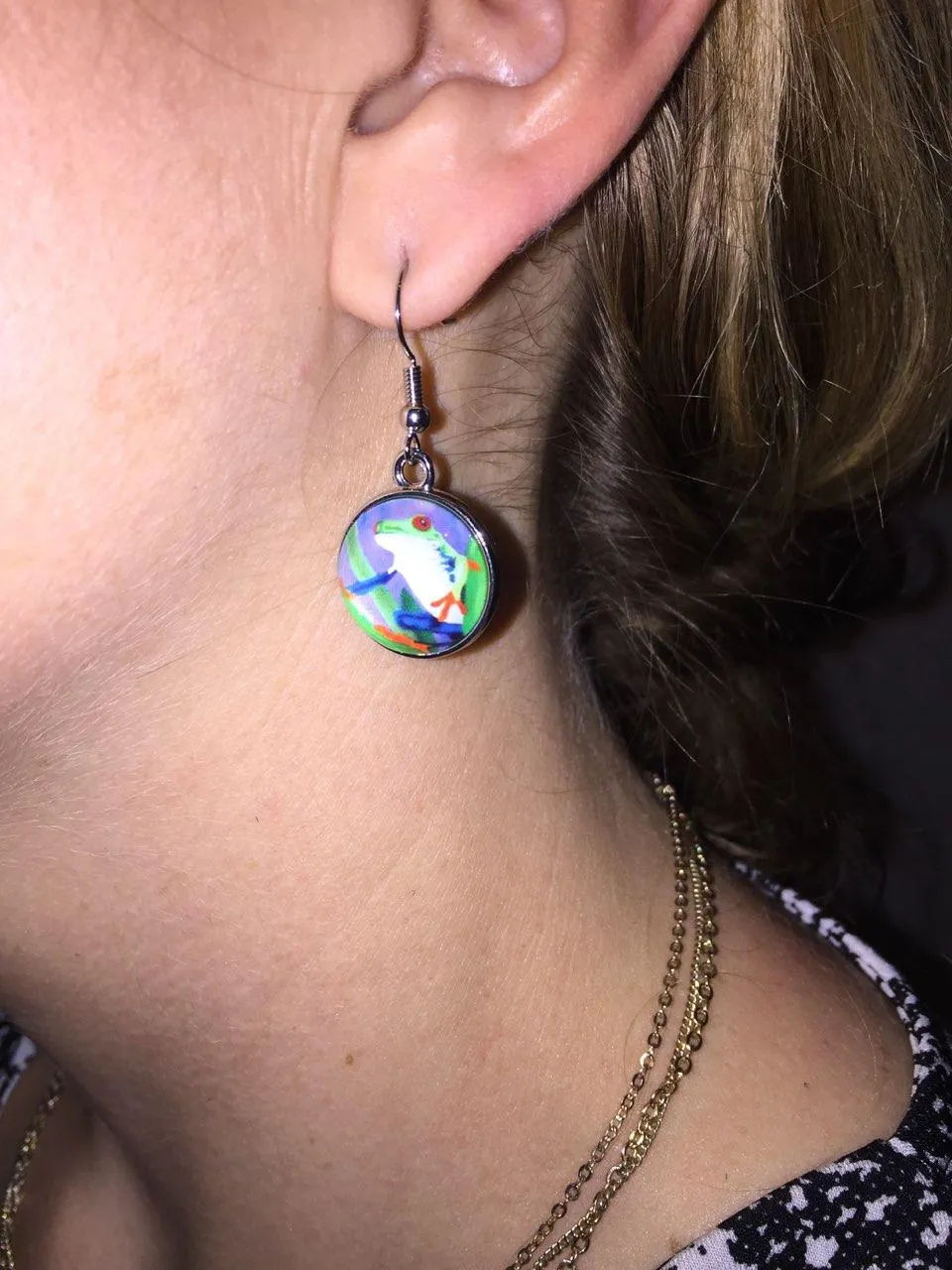 Frog Earrings – Kaleidoscope