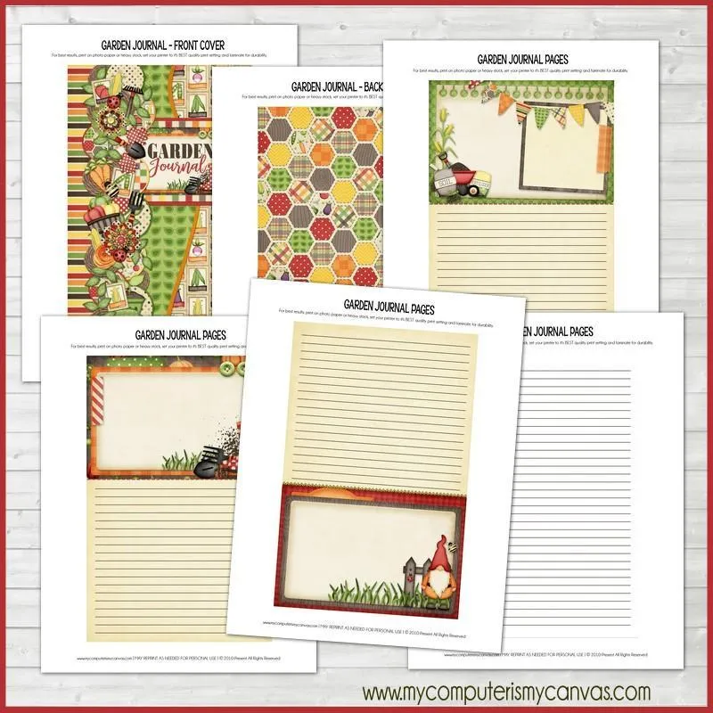 Garden BUNDLE {Planner Kit   Journal} PRINTABLE