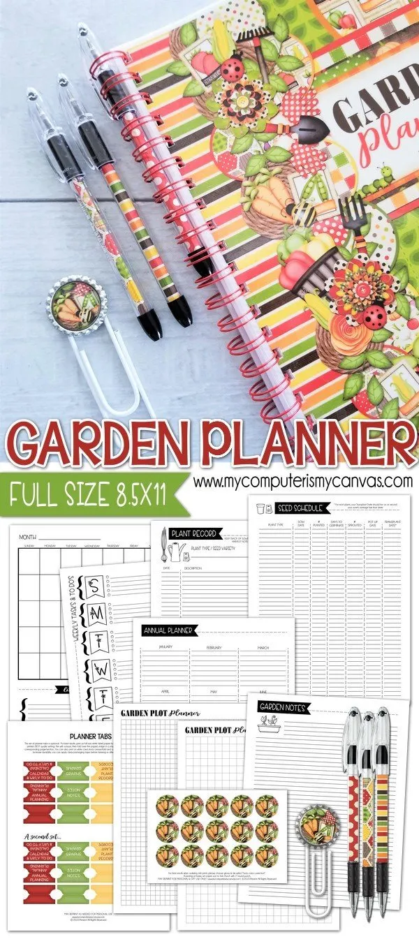 Garden BUNDLE {Planner Kit   Journal} PRINTABLE