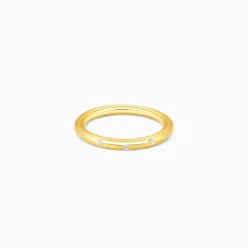 Gold Simple Elegance Diamond Ring