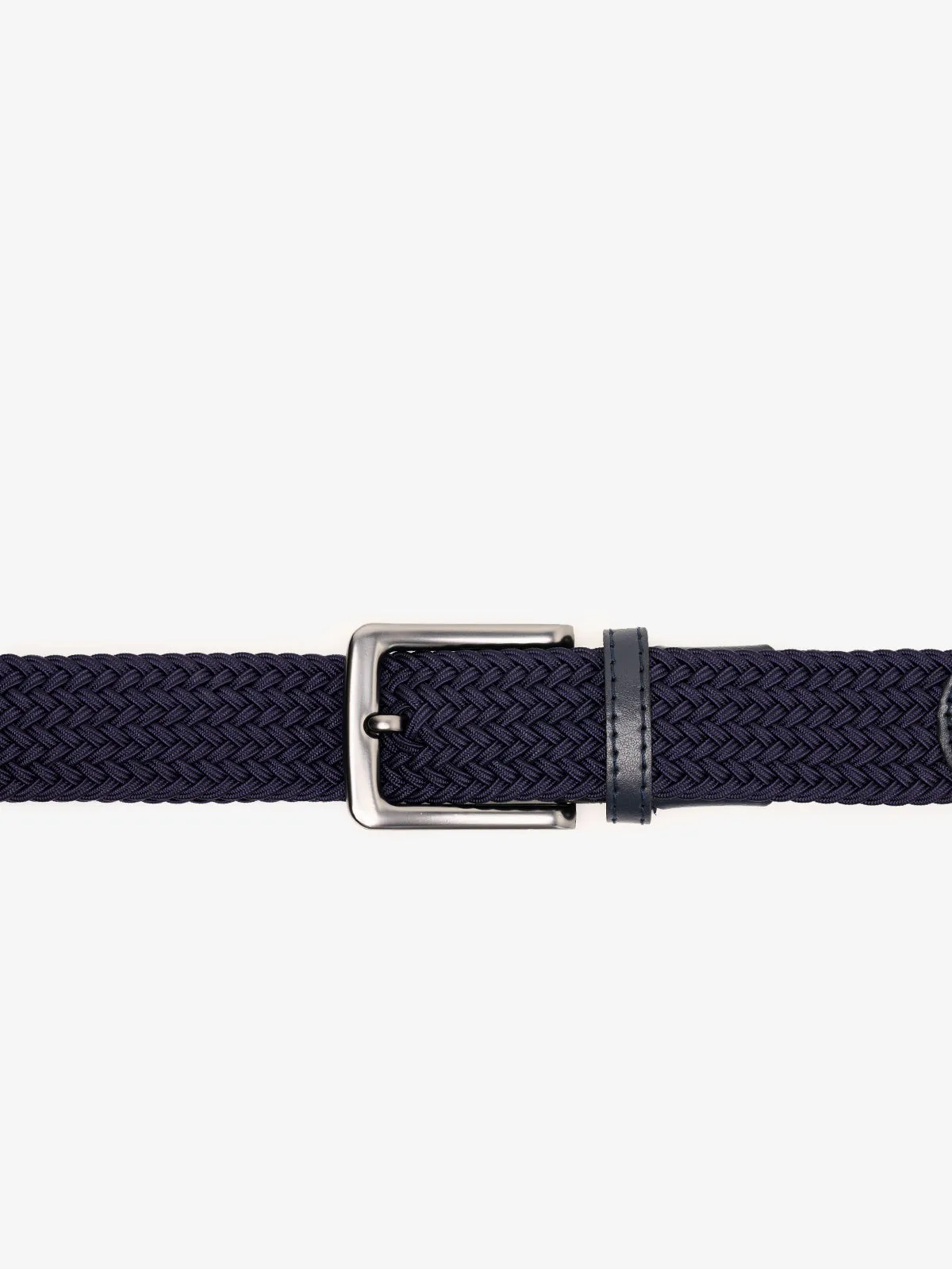 Handwoven Solid Color Stretch Belt