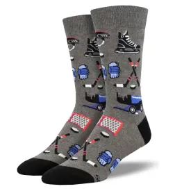 'Hockey' Men's Printed Socks