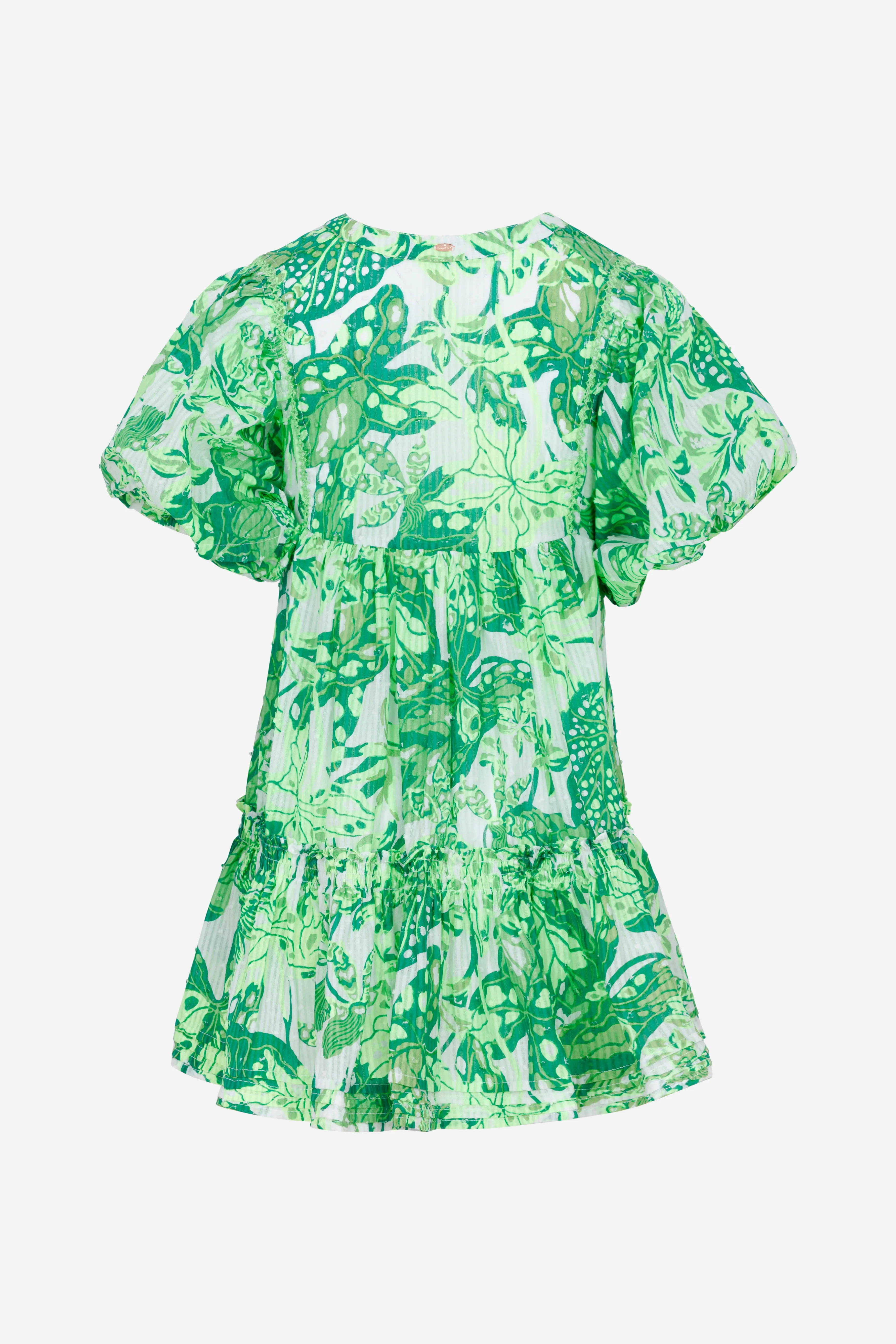 Kids Mini Dress Aria - Green Jengel