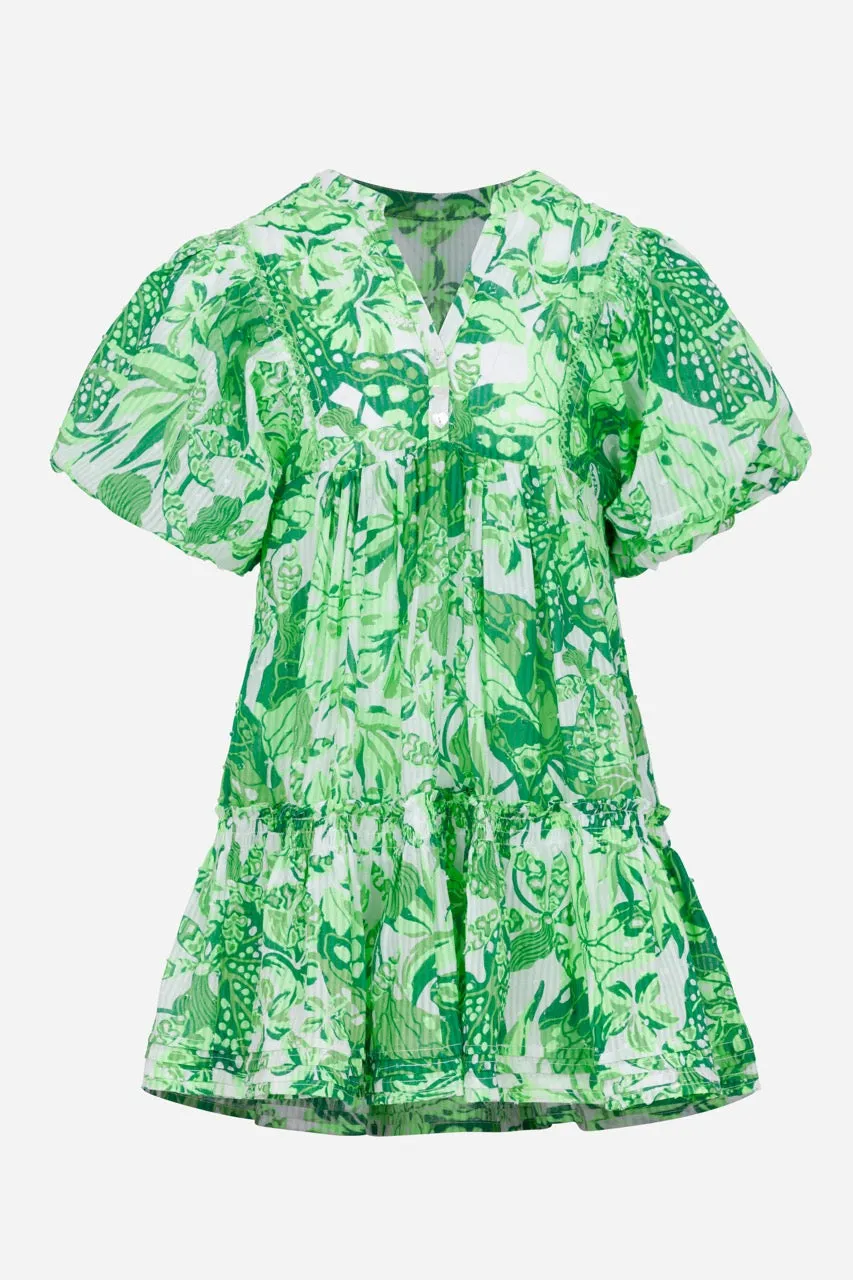 Kids Mini Dress Aria - Green Jengel