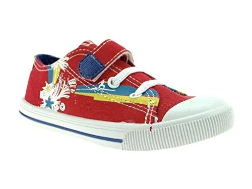 Kids Pinky Poppy03E Canvas Multi Colored Sneakers Shoes