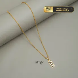 KJ101183 - Simple pendant Necklace