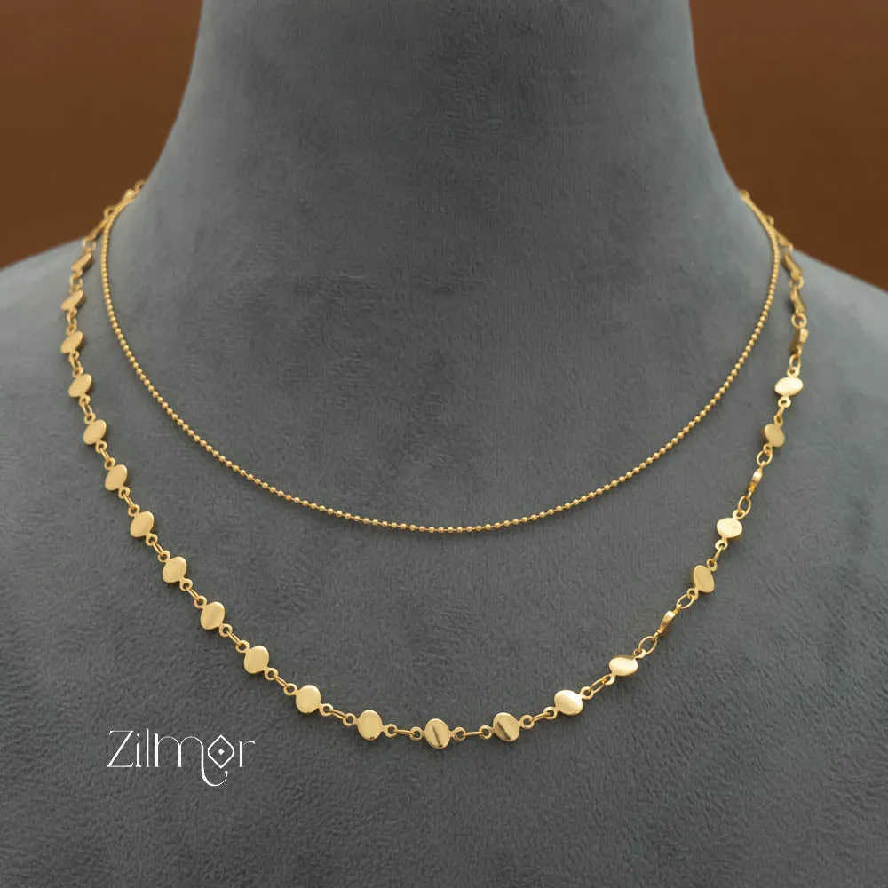 KY101536 - Simple Double layer Necklace