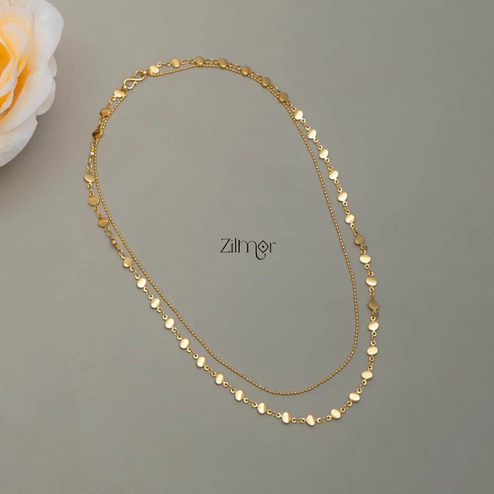 KY101536 - Simple Double layer Necklace