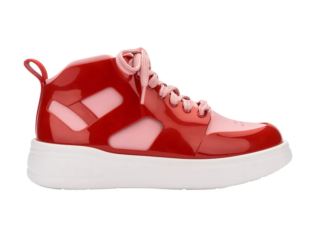 Melissa Player AD Red Lace Up Sneakers