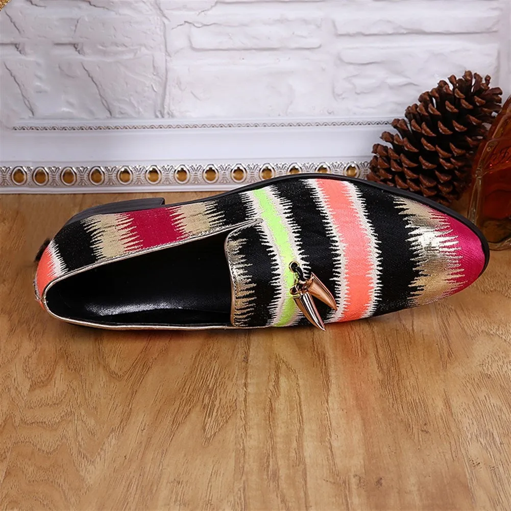 Men Printed Loafer with Decoration