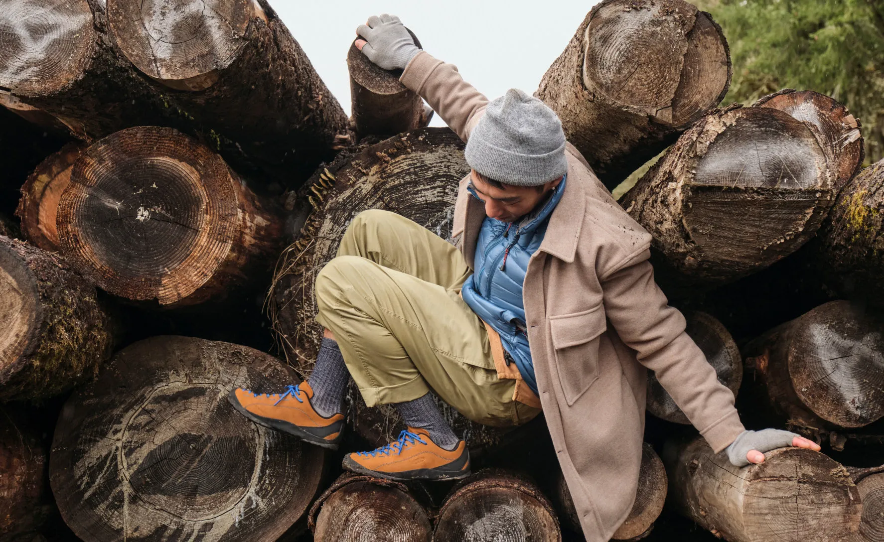 Men's Jasper Suede Sneakers  |  Brindle/Orion Blue