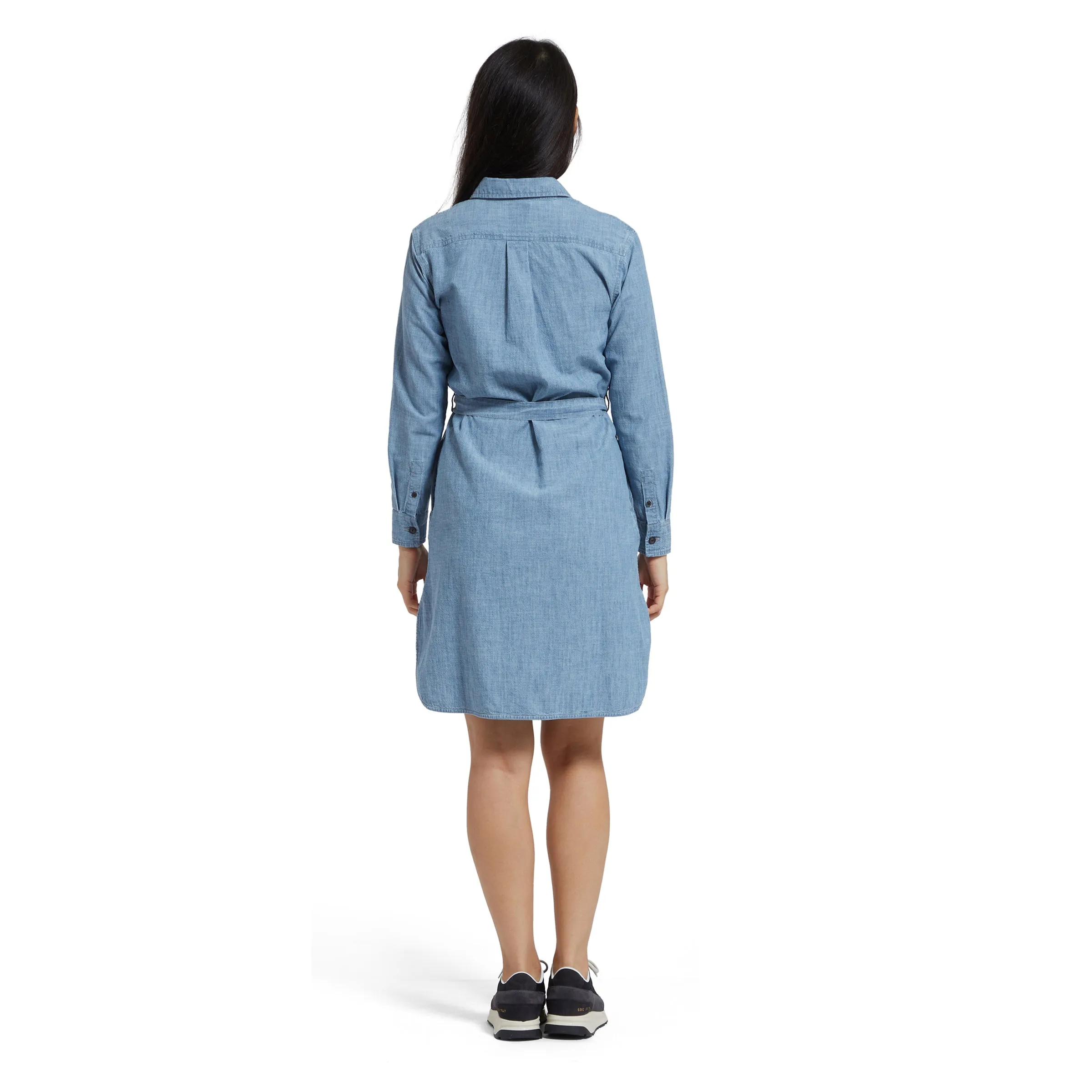 Mimi Chambray Shirt Dress - Light Blue (Final Sale)