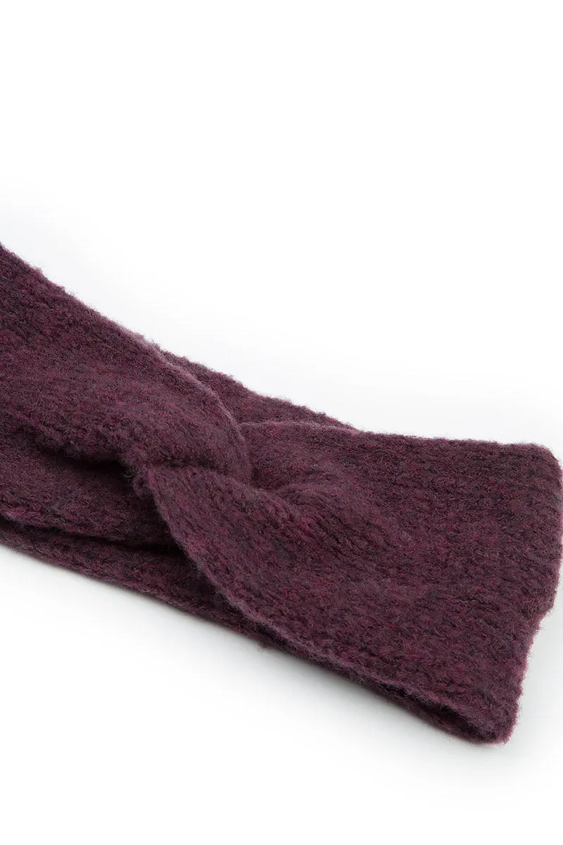 Mulberry Wool Twist Headband