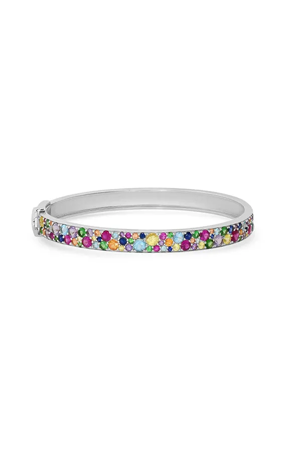 Multi Colored Cluster Bangle