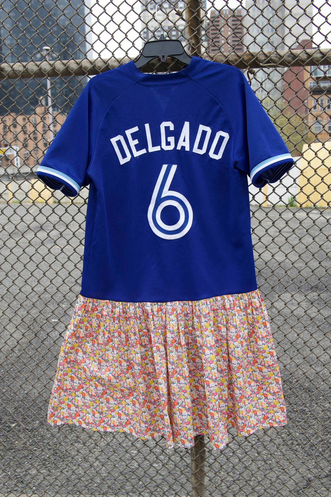 One-of-a-Kind Blue Jays Jersey Dress