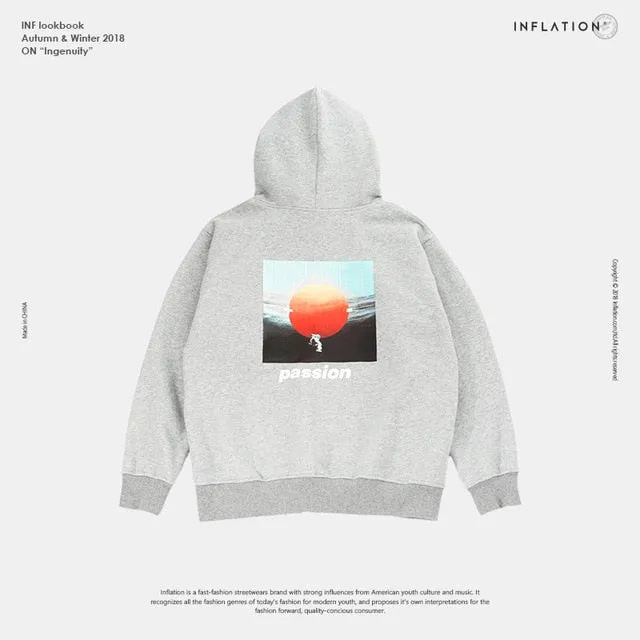 Passio Letter Printed Hoodie