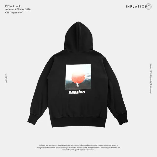 Passio Letter Printed Hoodie