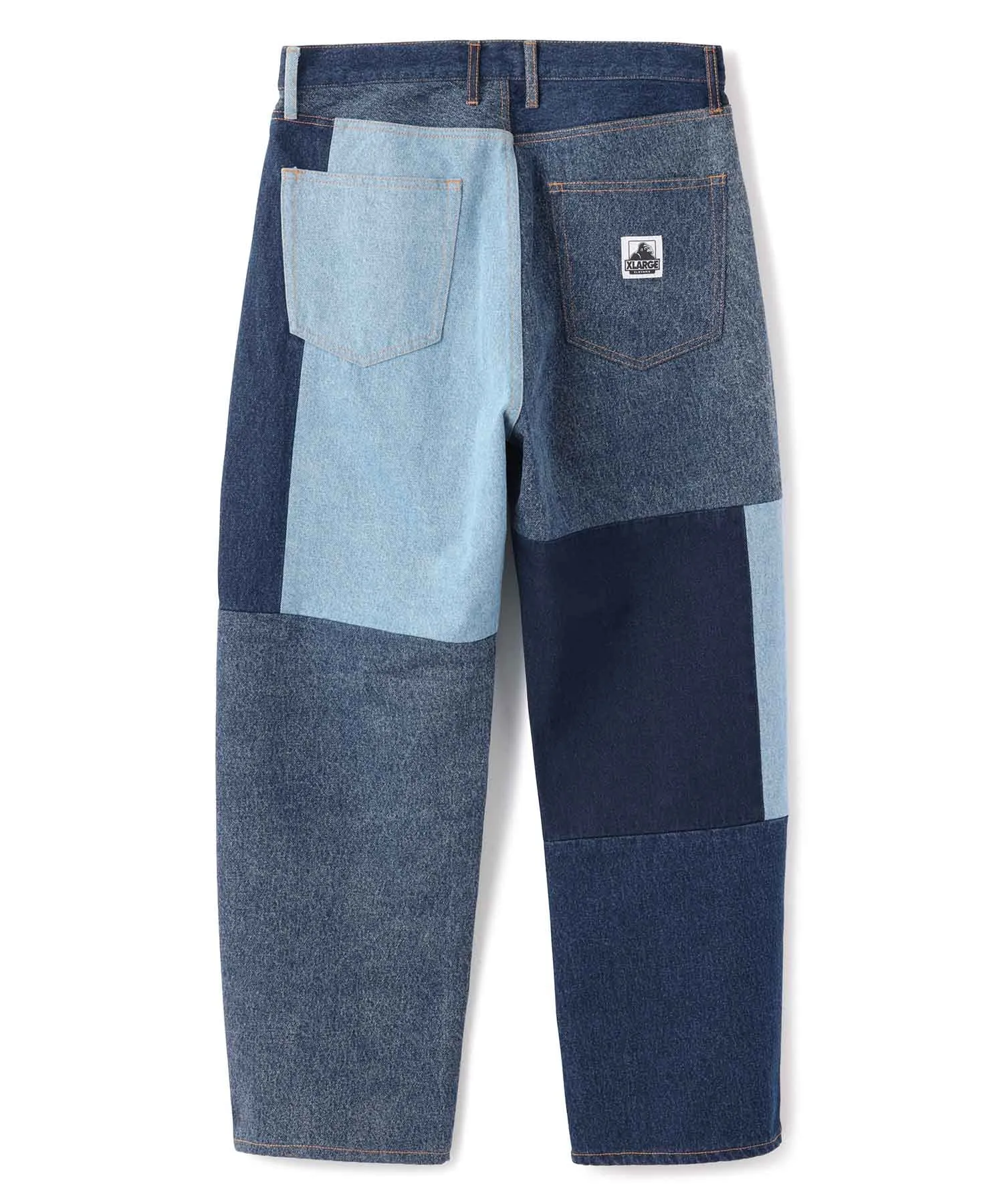 PATCHWORK DENIM PANTS