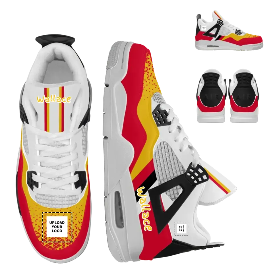 Personalized Sneakers, Custom Sneakers, Put name or business name on it, AJ4-C05104