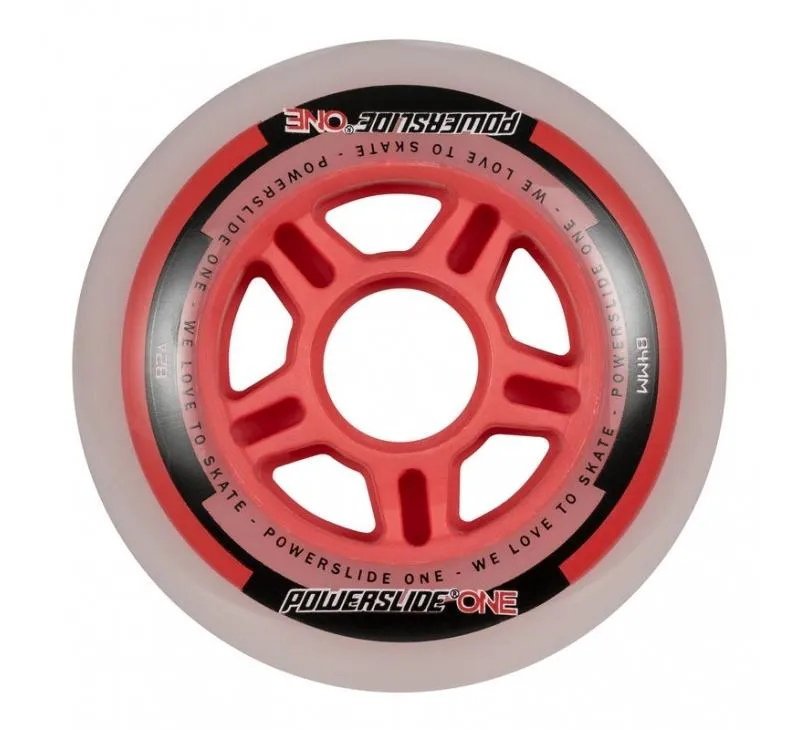 Powerslide ONE 84mm 82a Wheels Red 4 Pack