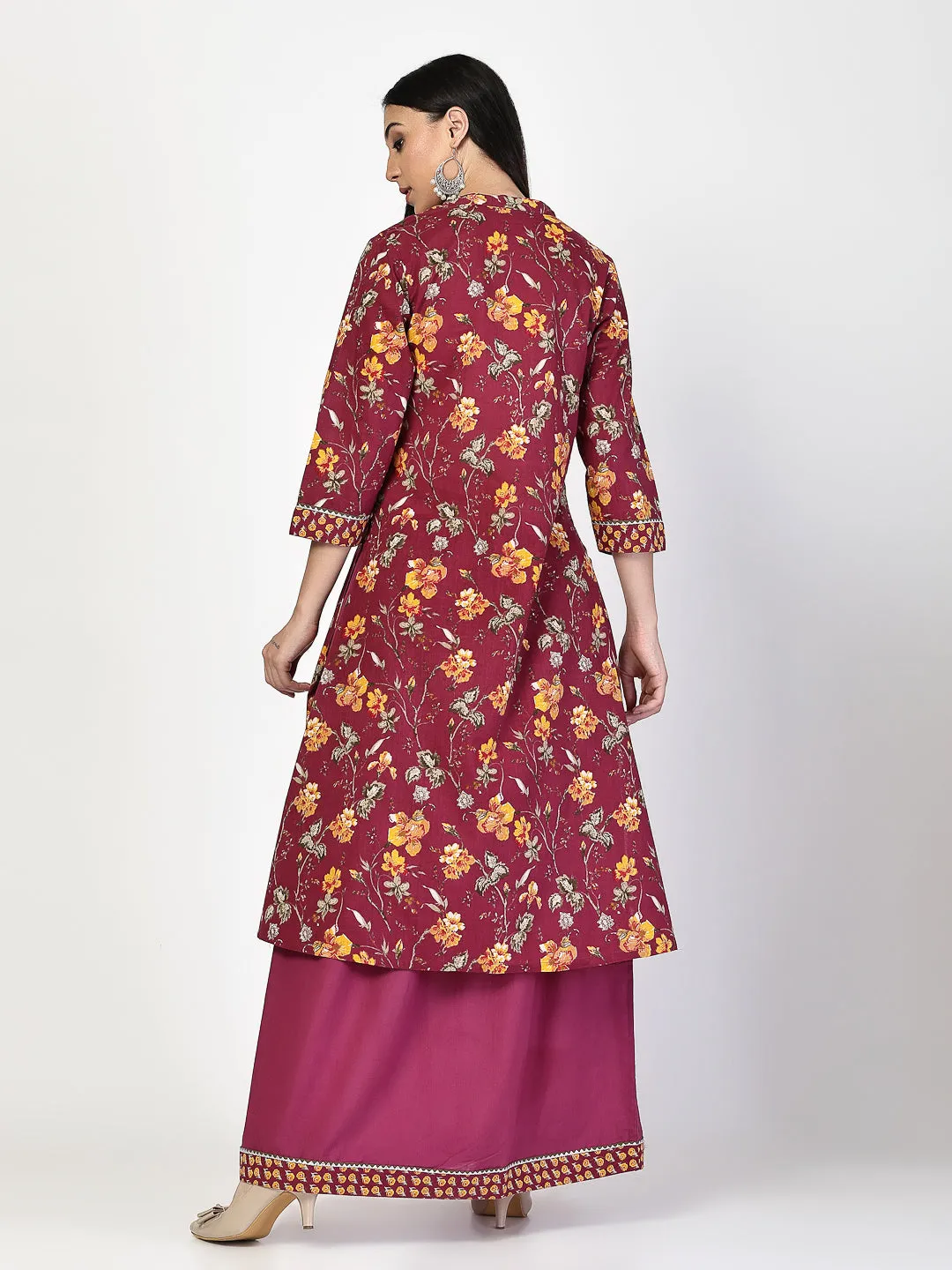 Printed Anarkali Dress