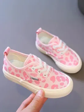 Printed Canvas Sneakers By Liv and Mia