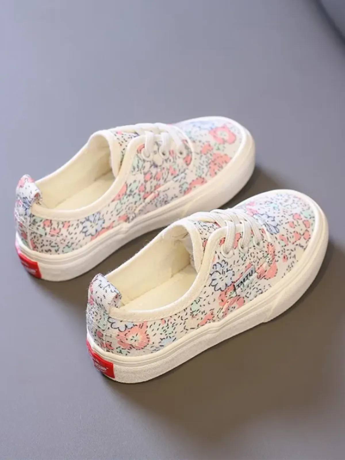 Printed Canvas Sneakers By Liv and Mia