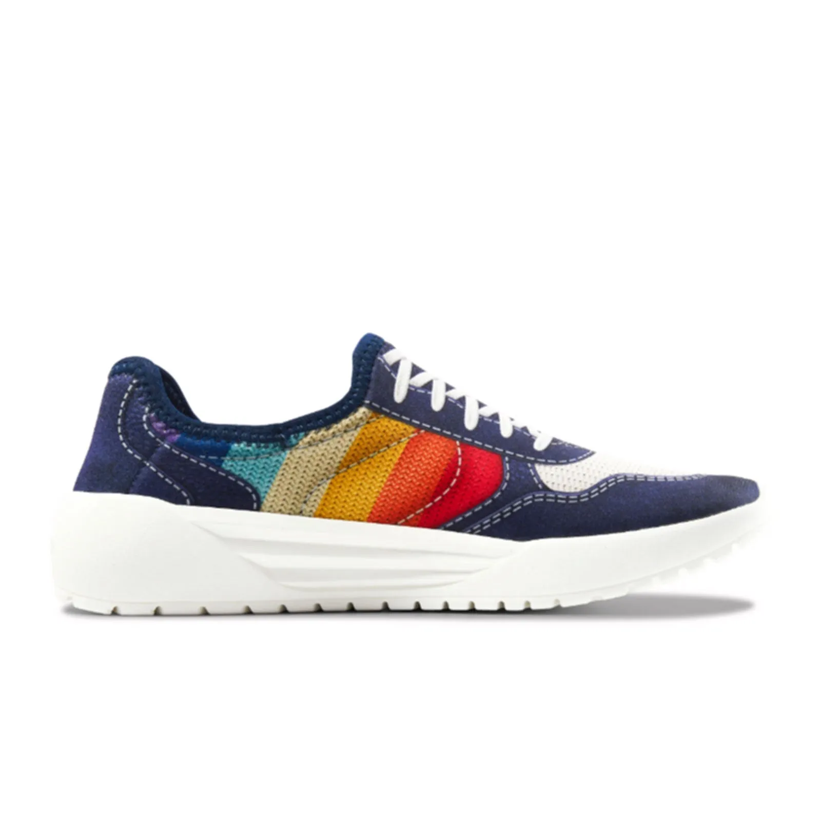 Psudo Court Sneaker (Women) - Blue Multi