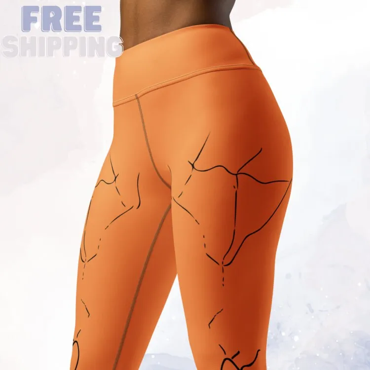 Quirky Unique Halloween Style Spider Leggings for Fall Workouts