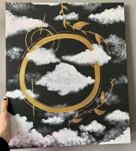 "Golden Portal" Canvas