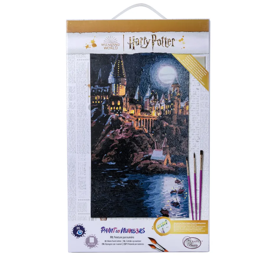 "Magical Hogwarts" Harry Potter Paint By Numb3rs Canvas Kit