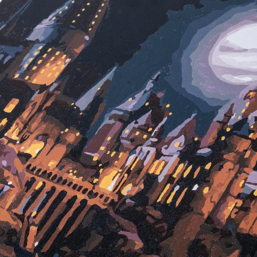 "Magical Hogwarts" Harry Potter Paint By Numb3rs Canvas Kit