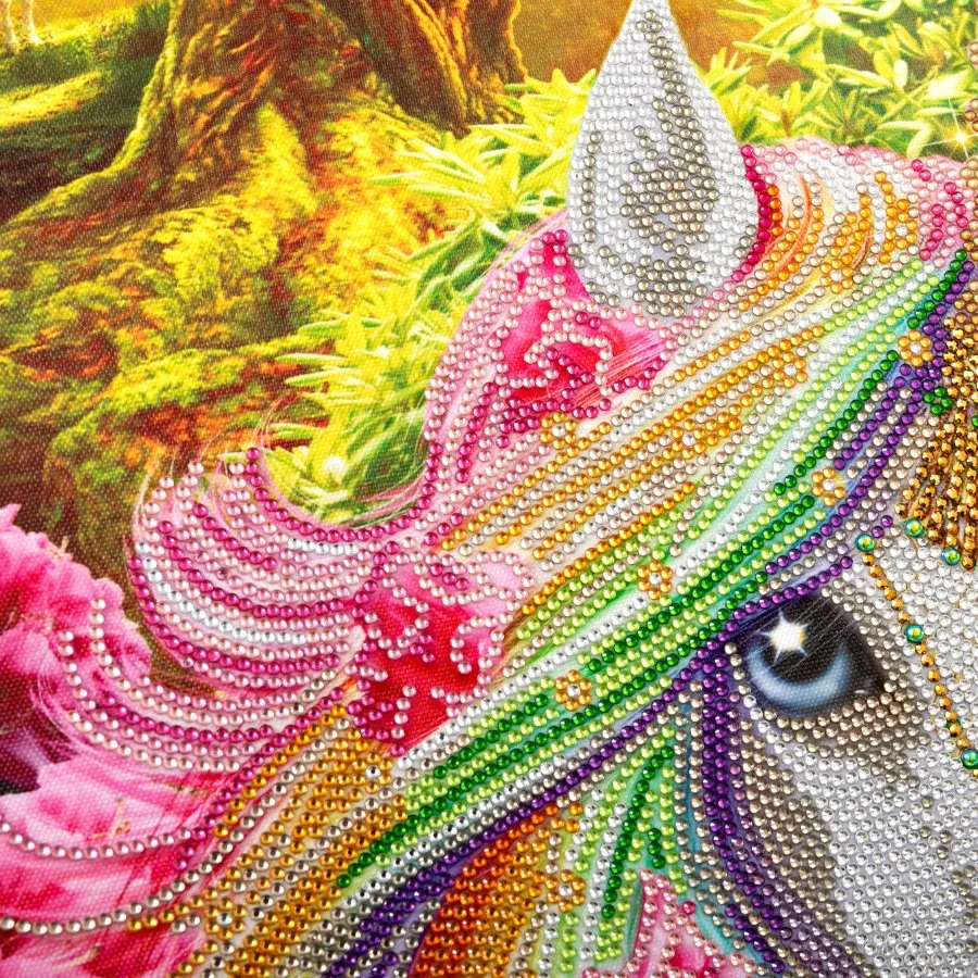 "Unicorn Forest" Crystal Art 40x50cm