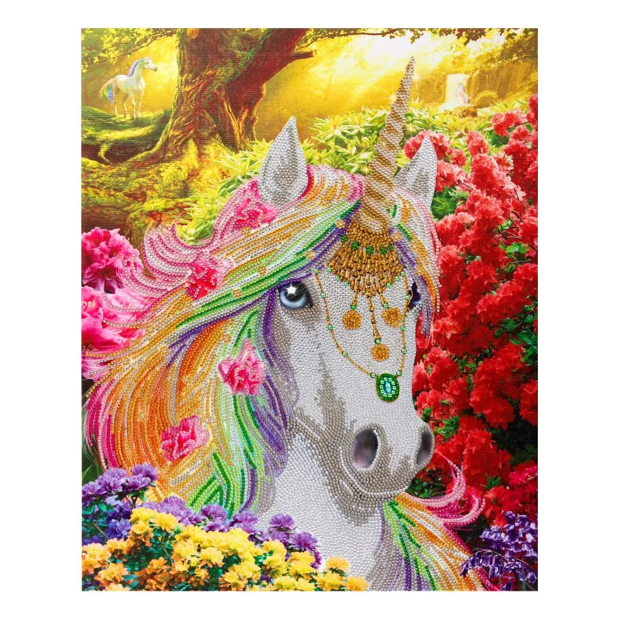 "Unicorn Forest" Crystal Art 40x50cm