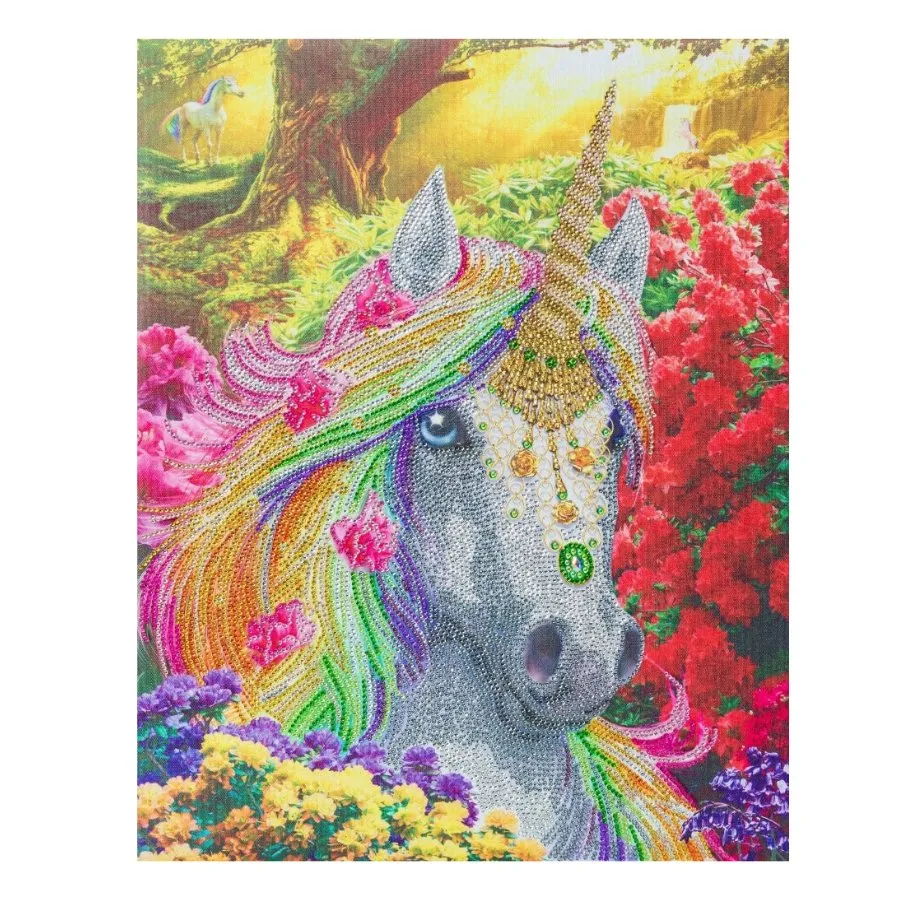 "Unicorn Forest" Crystal Art 40x50cm