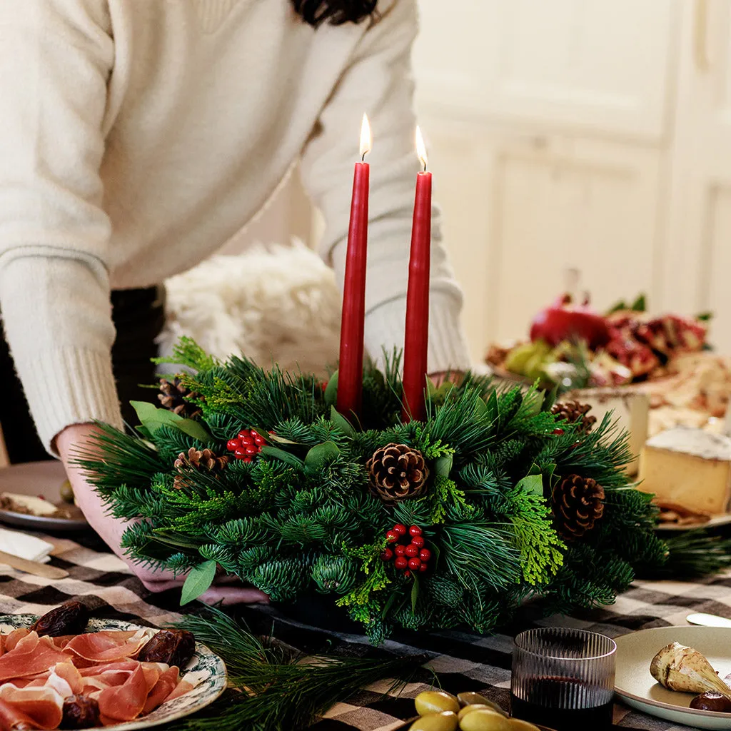 Red Pacific Bay Centerpiece